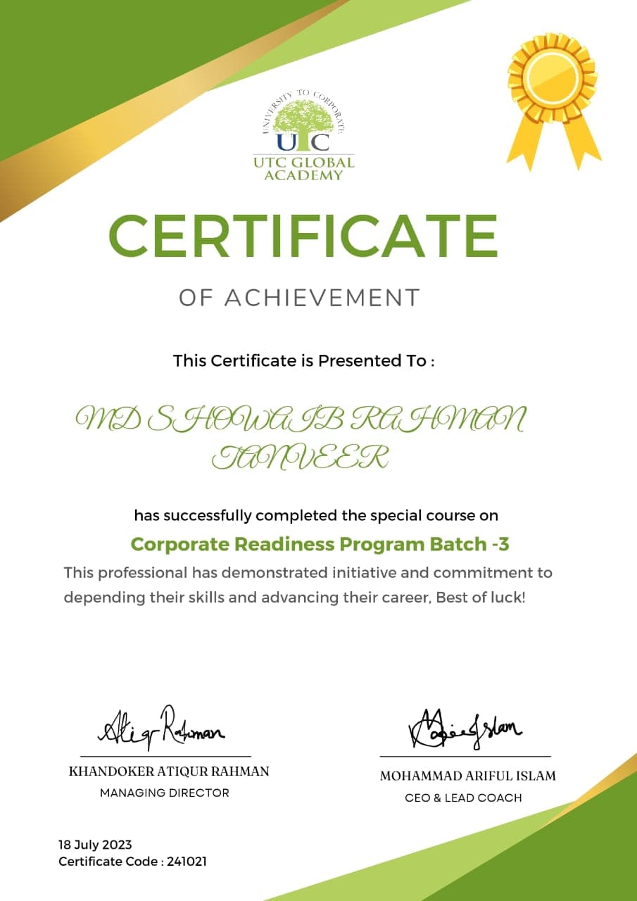 Corporate Readiness Program